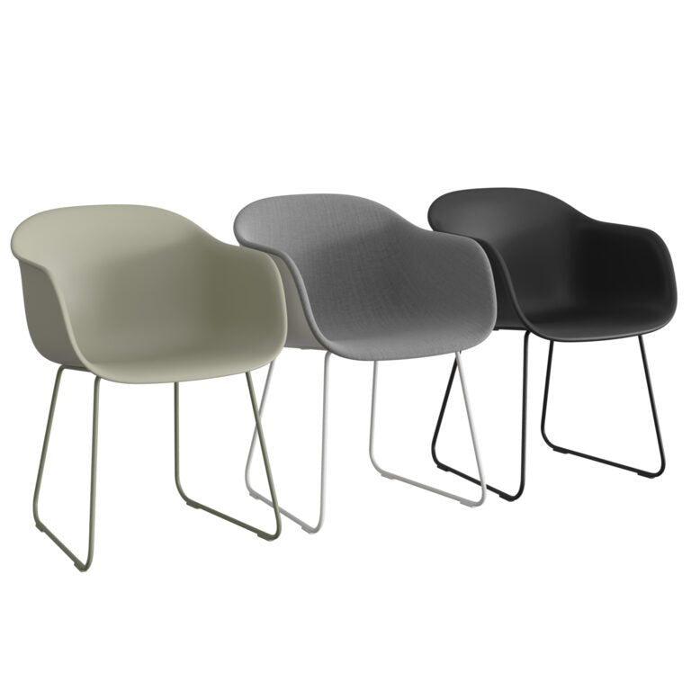 Muuto Fiber Armchair - Sled Base - Oosterlinck