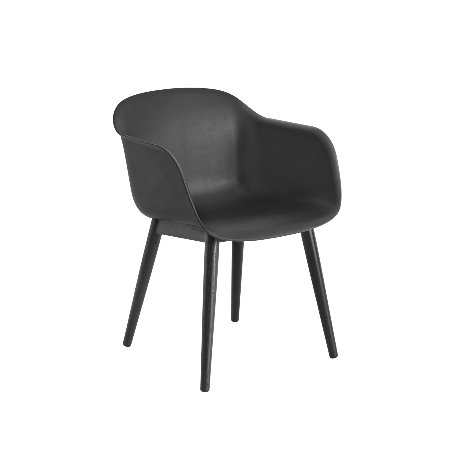 Muuto Fiber Armchair - Wood Base - Oosterlinck