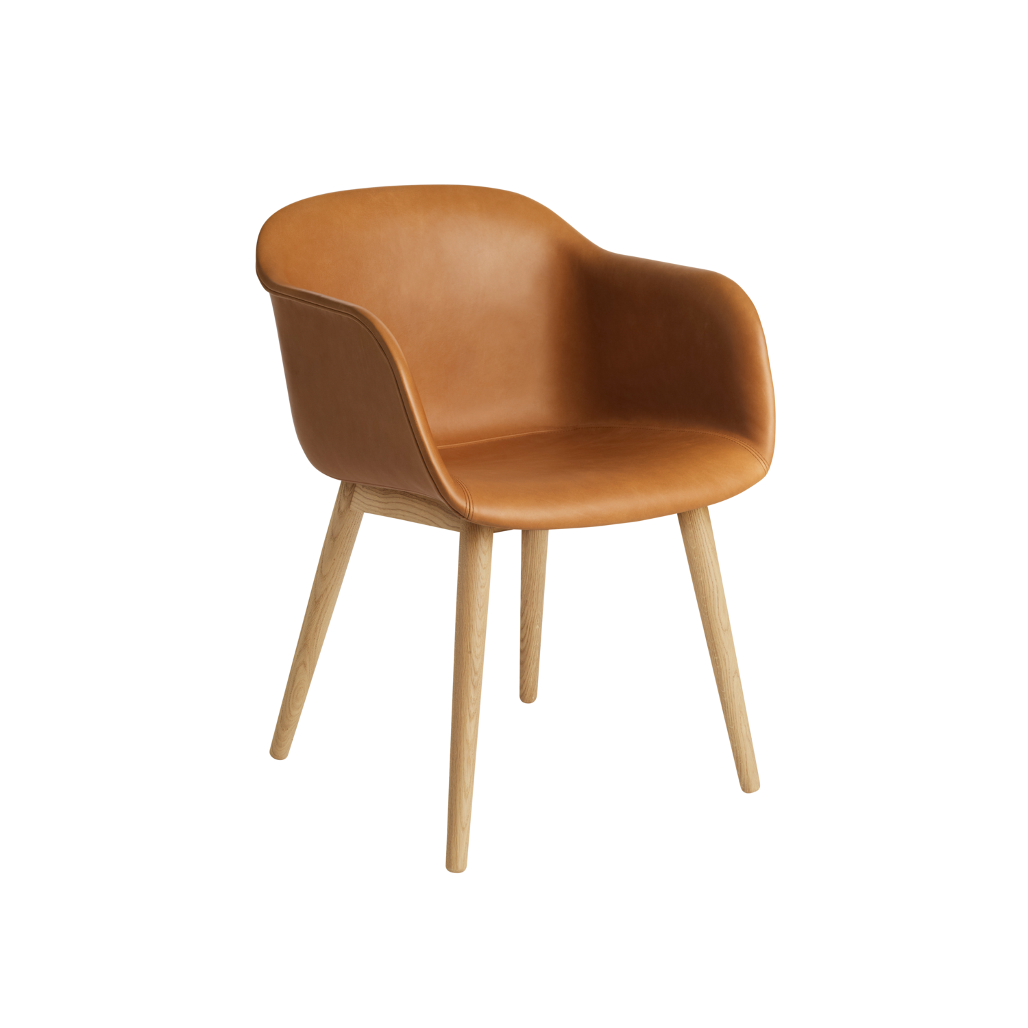 Muuto Fiber Armchair - Wood Base - Oosterlinck