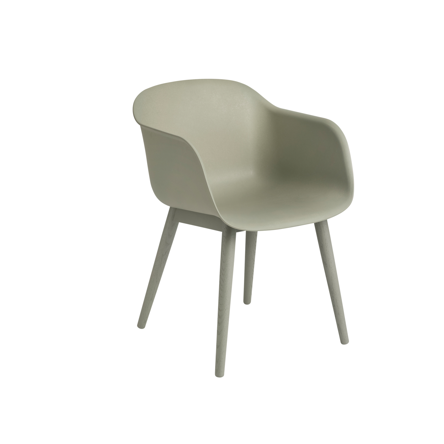 Muuto Fiber Armchair - Wood Base - Oosterlinck