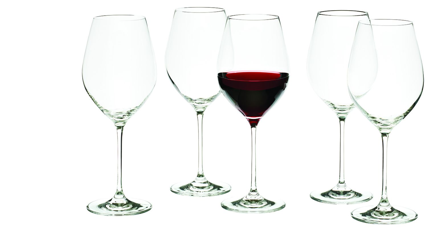 Salt & Pepper Cuvee wijnglas - 3 maten - set van 6 - Oosterlinck