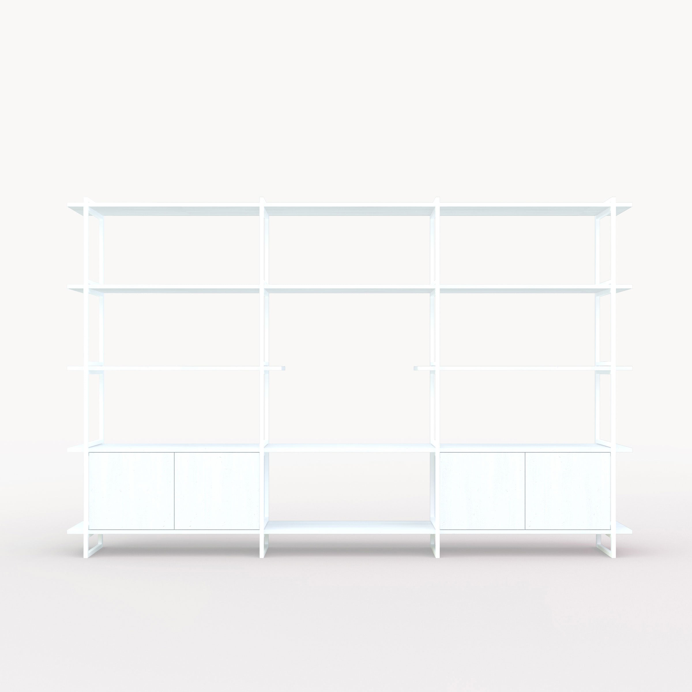 Studio Henk Modular Cabinet MC-5L - wit frame - verschillende breedtes - Oosterlinck