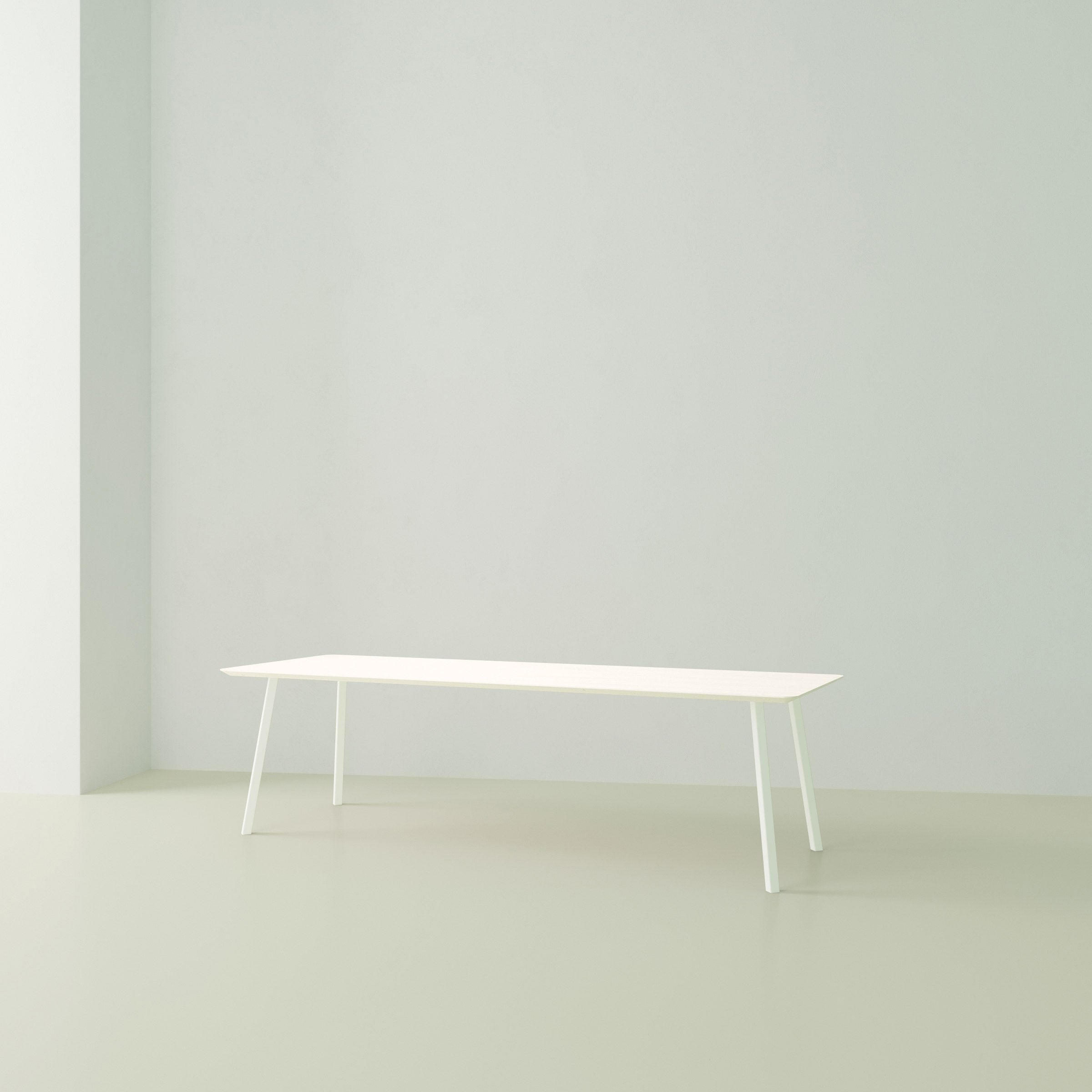 Studio Henk New Classic tafel HPL verjongd - wit onderstel - alle formaten - Oosterlinck