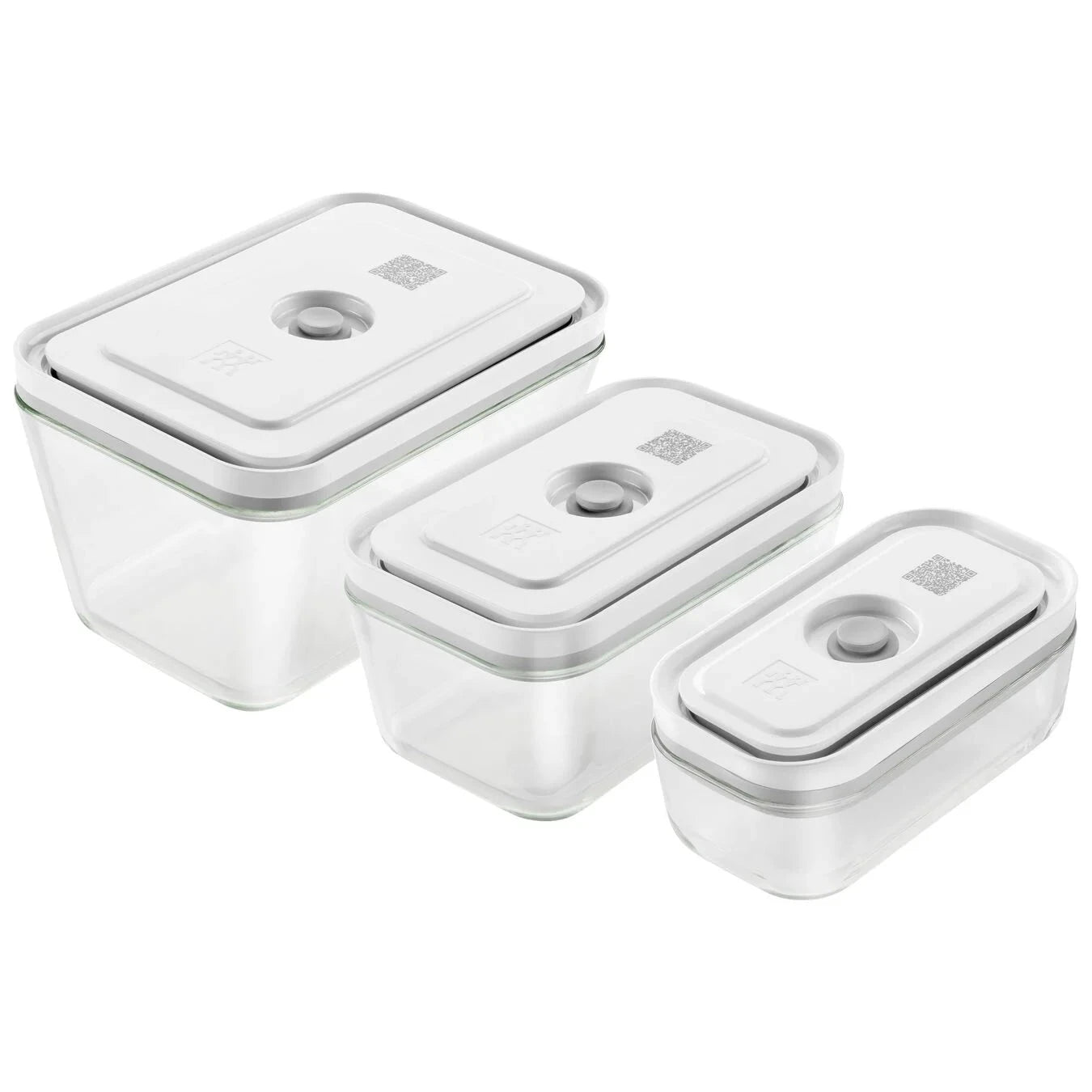 Zwilling Fresh & Save driedelige set vacuumdozen glas - Oosterlinck