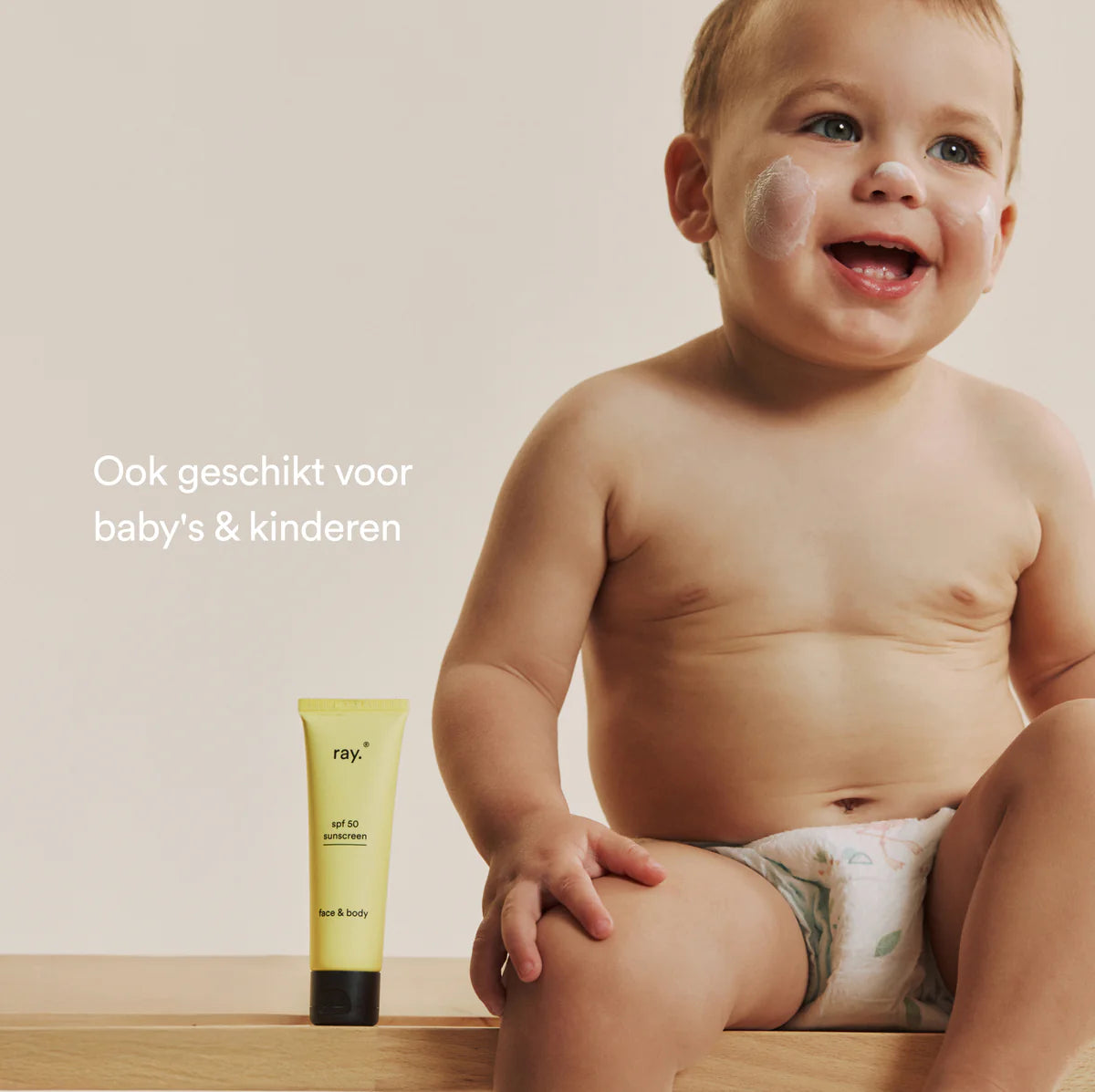 Ray. Zonnecrème formule 2026 - spf 50 - 50ml - Oosterlinck Home