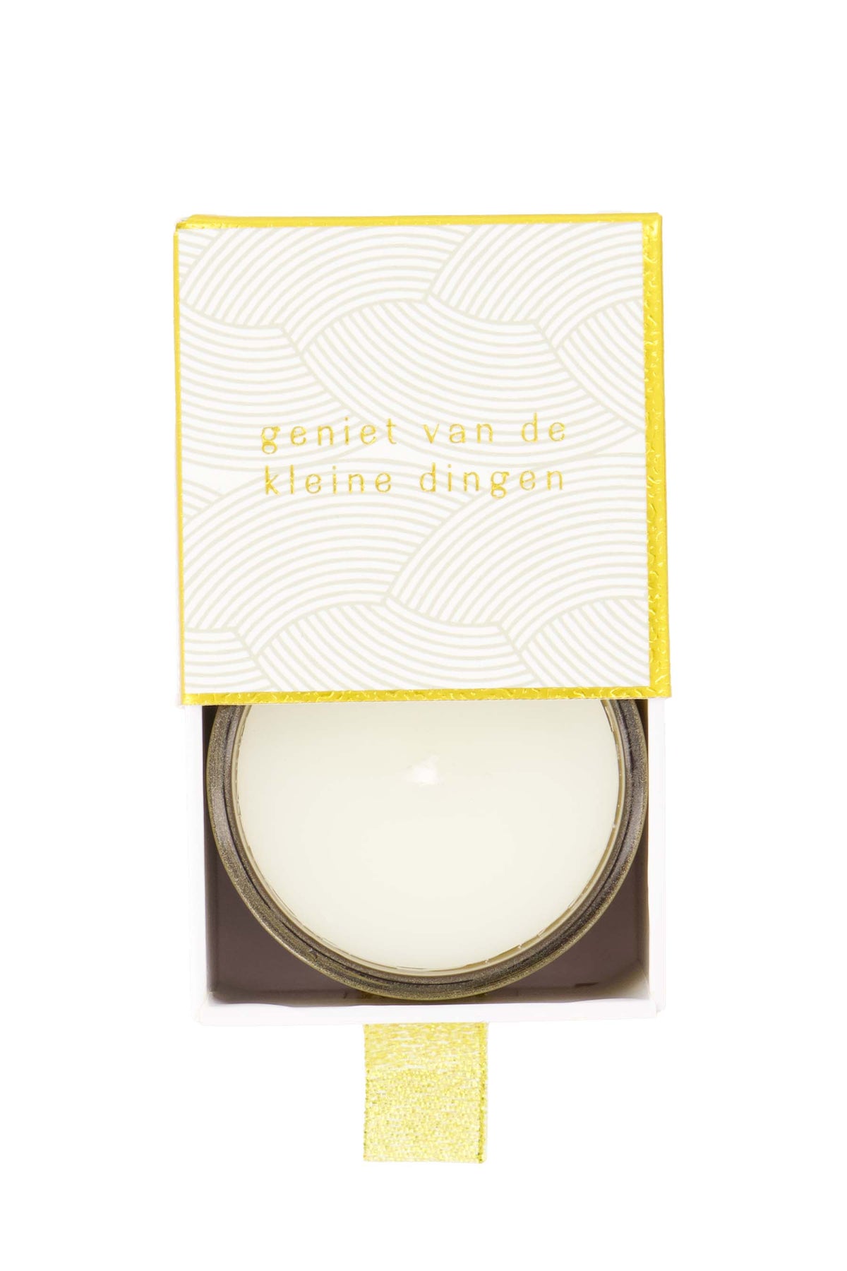 Zusss  Geurkaarsje in schuifdoos "Geniet van de kleine dingen"