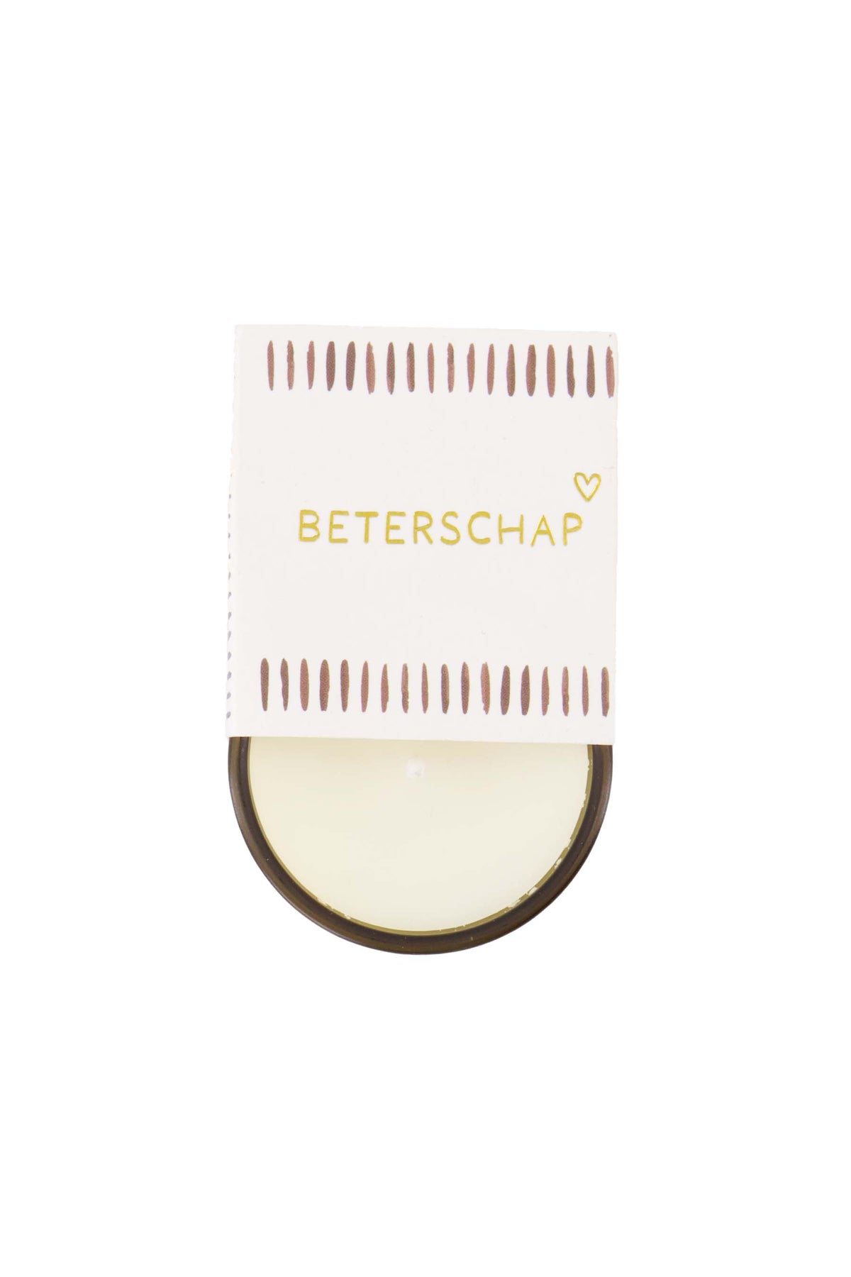 Zusss  Geurkaarsje mini in wikkel "beterschap"
