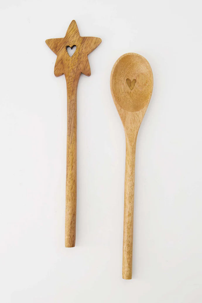 Zusss  Schep-/ roerlepel hout hartje