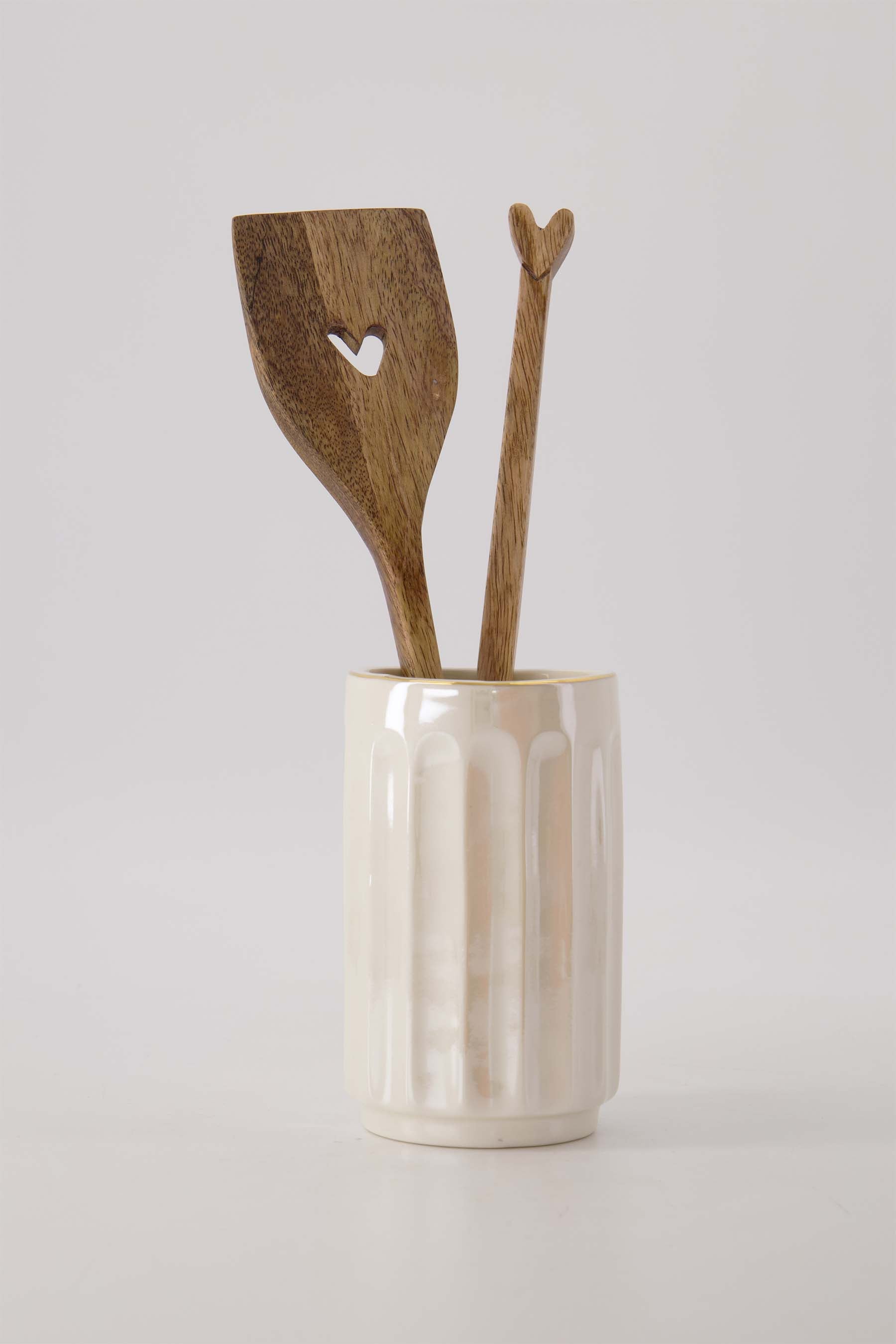 Zusss  Lepel of spatel hout hartje - Oosterlinck Home