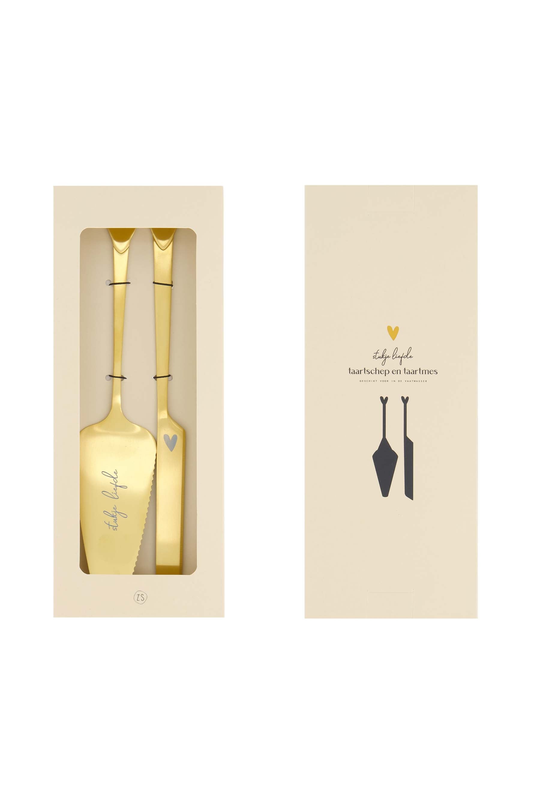 Zusss  Taartschep & taartmes Stukje liefde - Oosterlinck Home