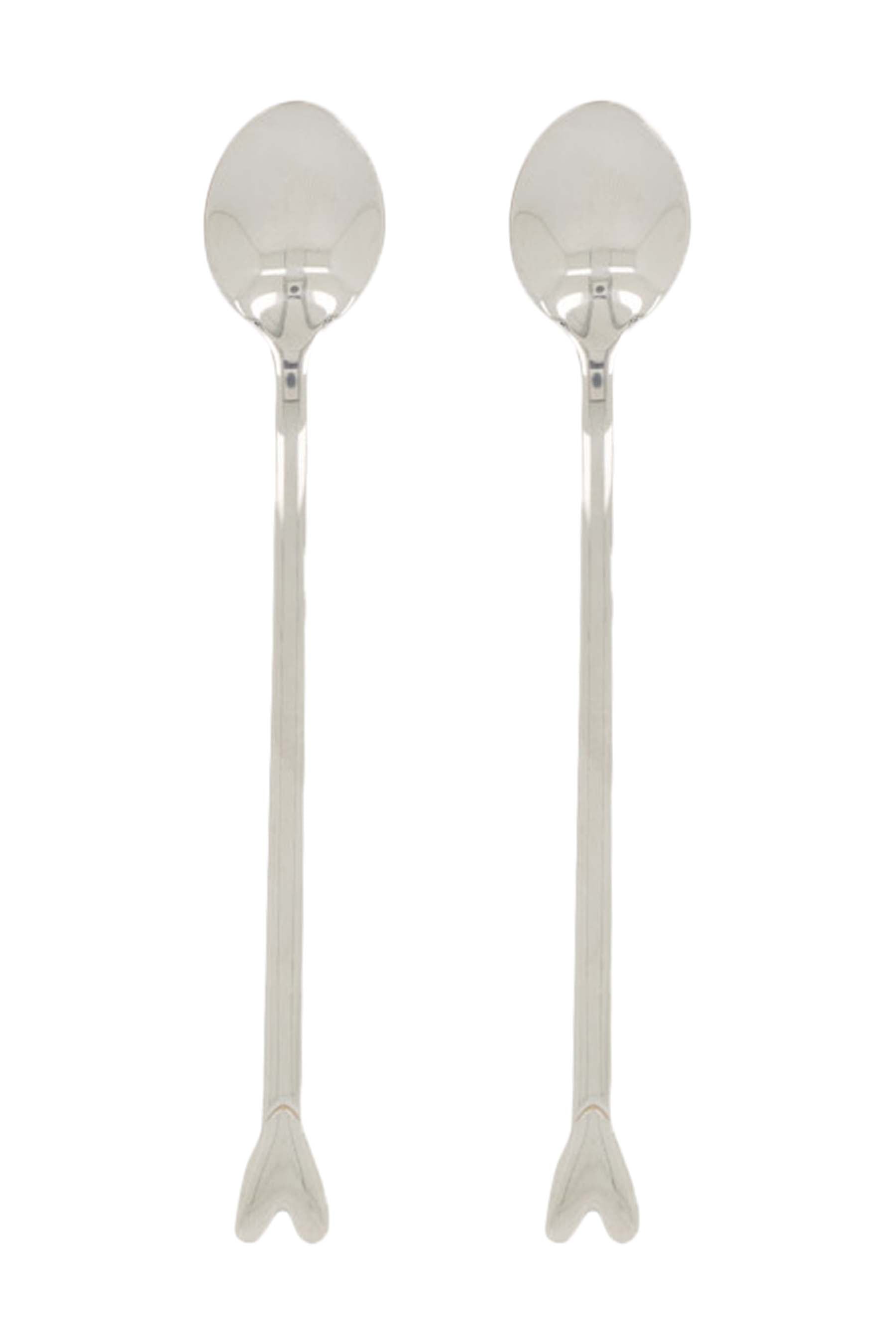 Zusss  Lange zilverkleurige lepels met hartje