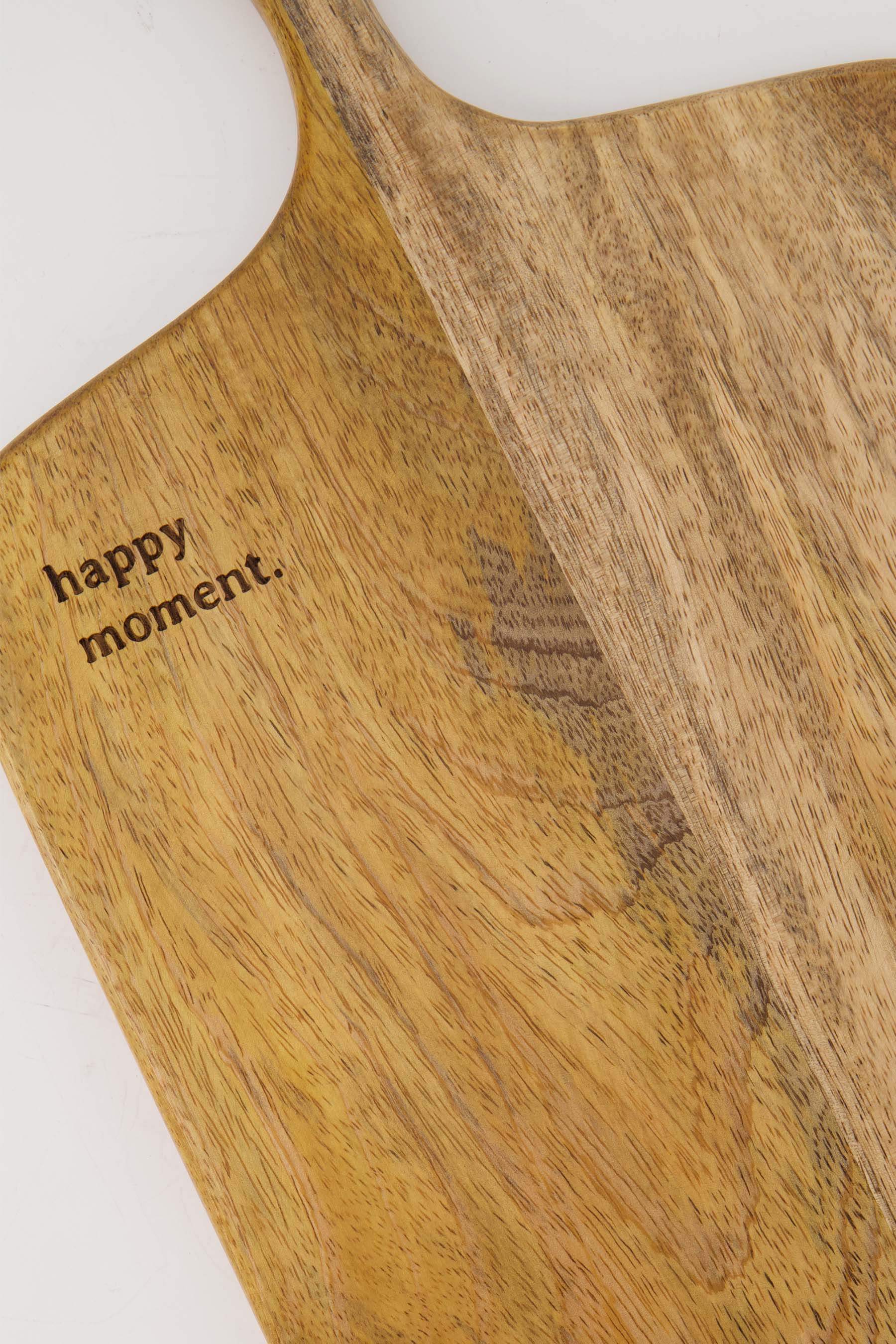 Zusss  Borrelplank mangohout Happy moment - Oosterlinck Home