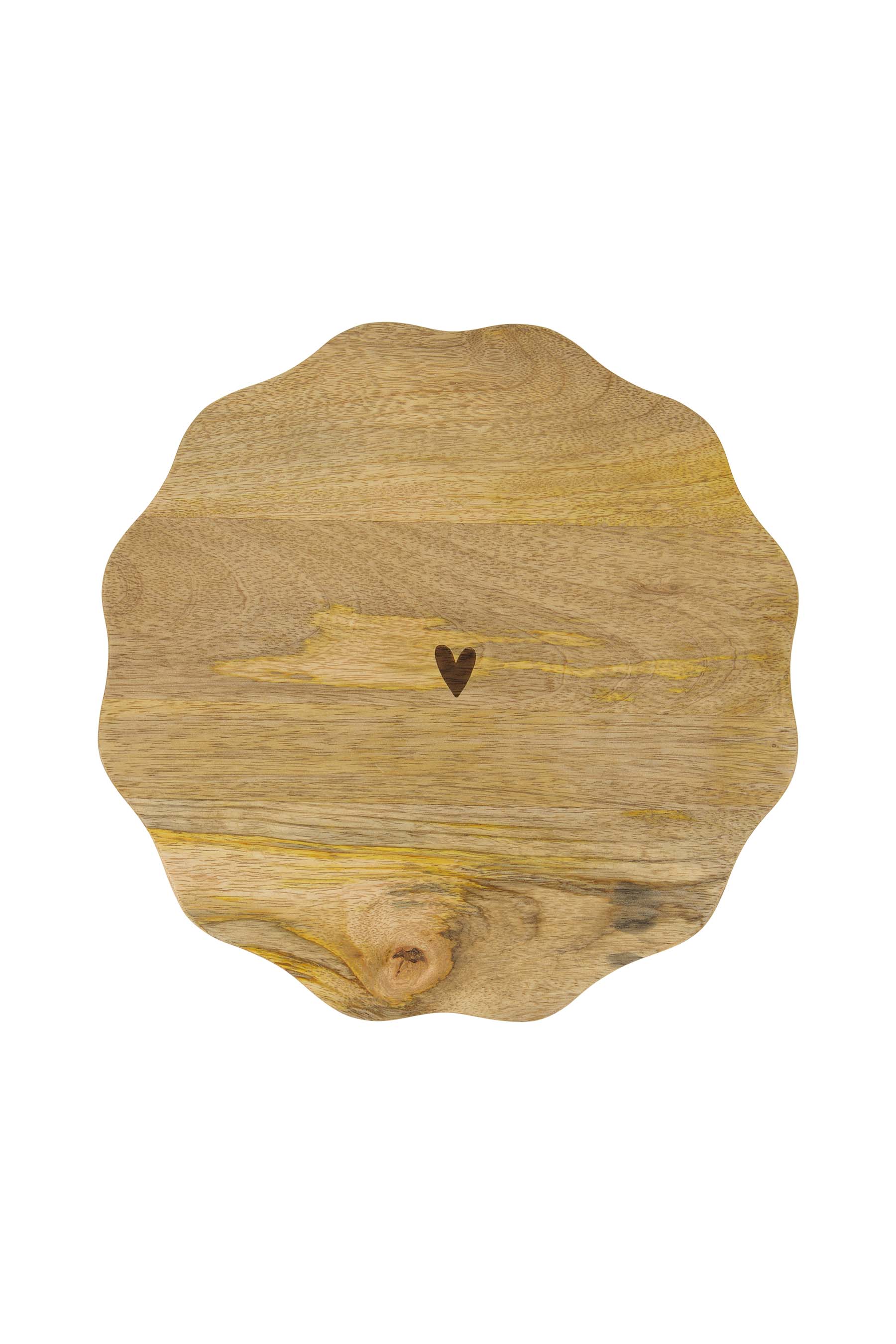 Zusss  Taartplateau hout hartje - Oosterlinck Home