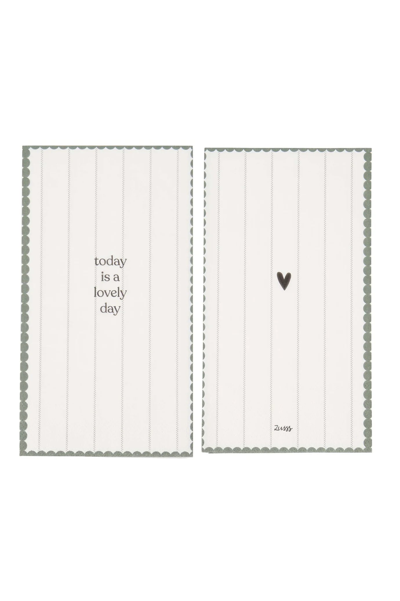 Zusss  Servetten rechthoekig - Today is a lovely day - - Oosterlinck Home