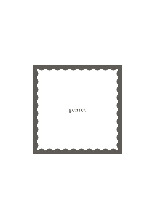 ZUSSS  Servetten Geniet - Oosterlinck