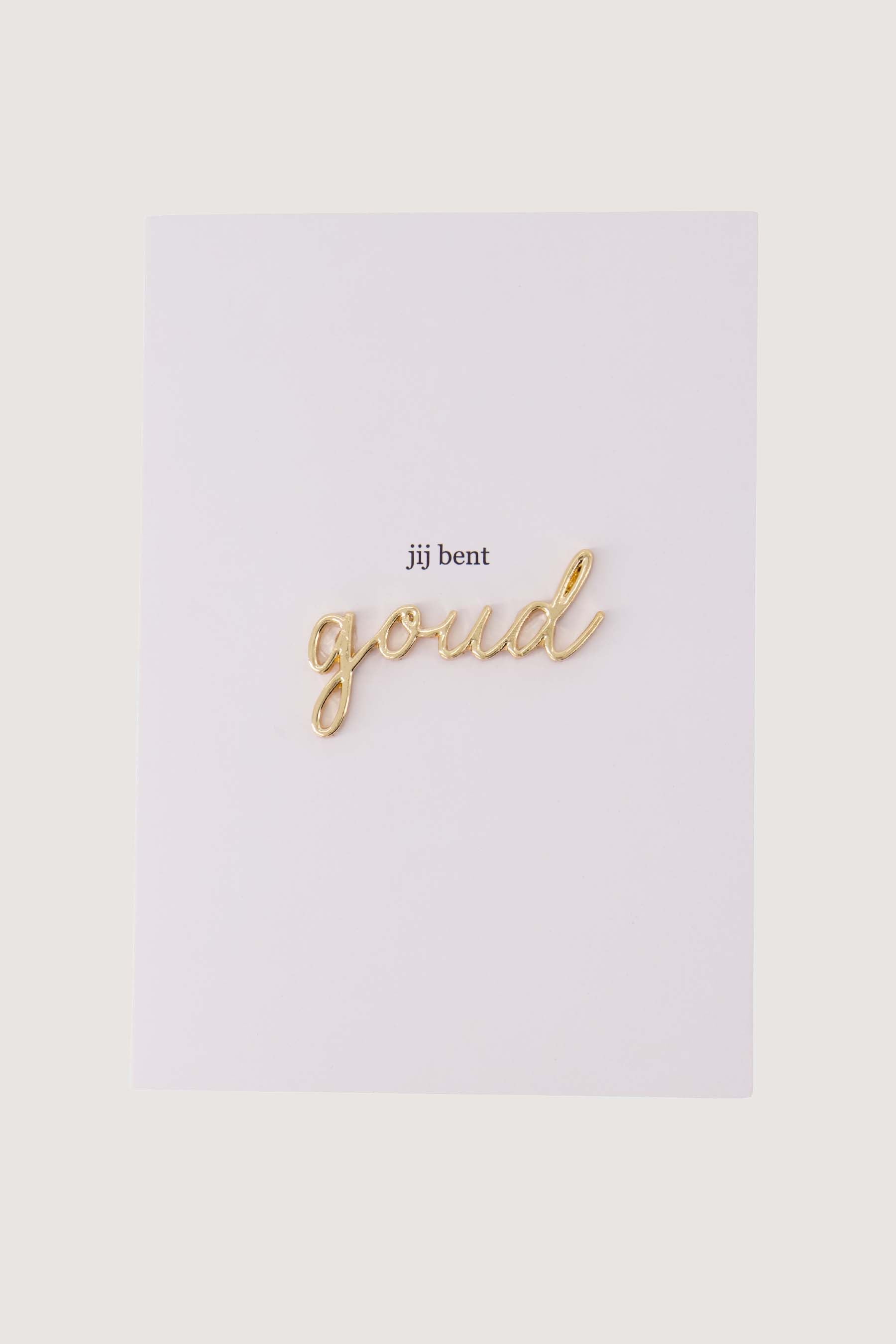 Zusss  Wenskaart met magneet Jij bent goud