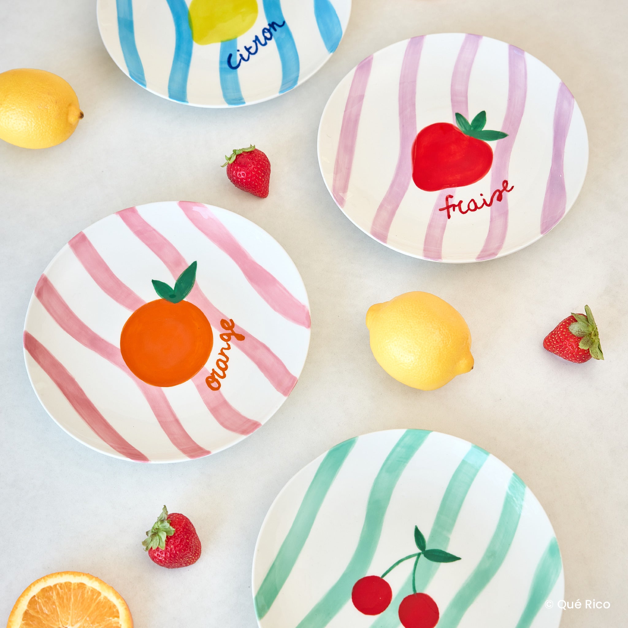 Que Rico   Dessert bordje Diego - Fuit - Oosterlinck Home