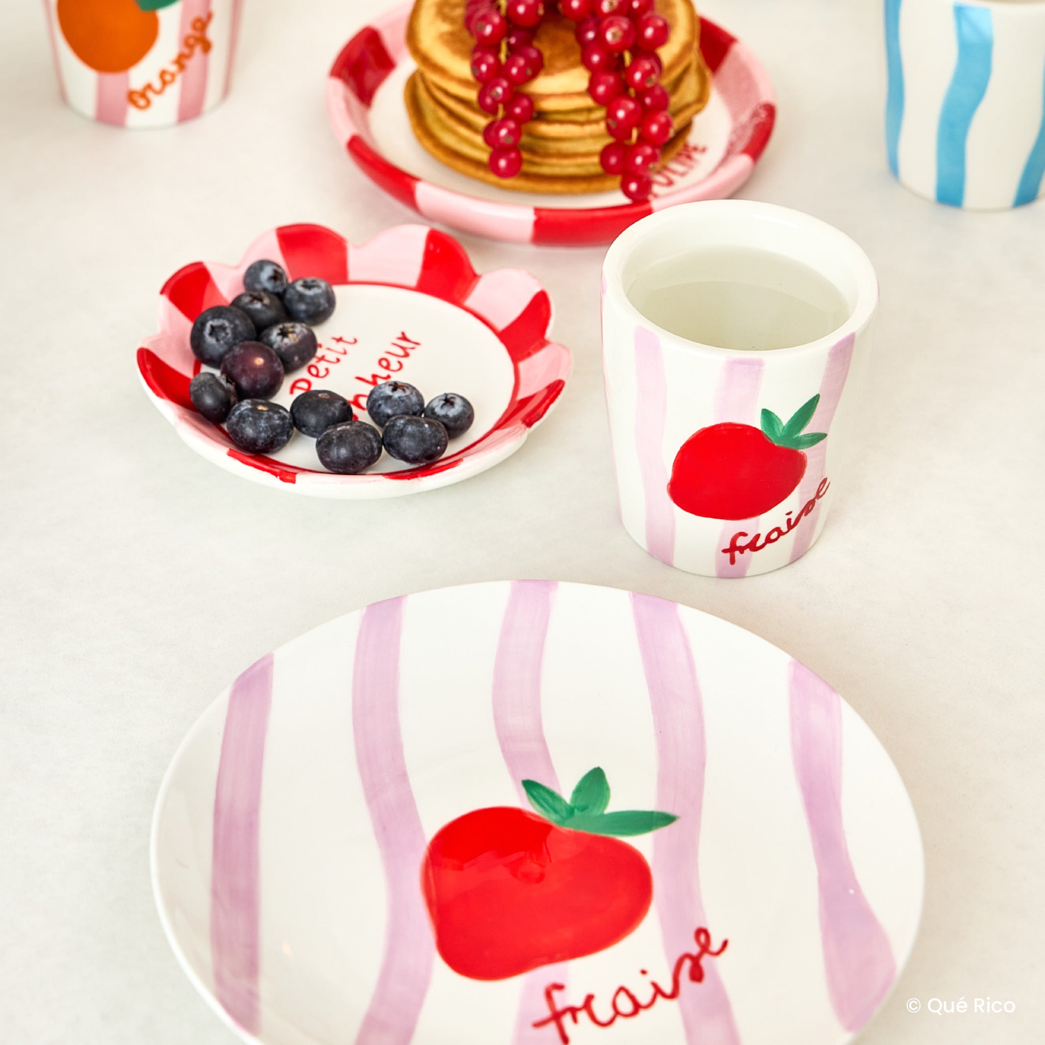 Que Rico   Dessert bordje Diego - Fuit - Oosterlinck Home
