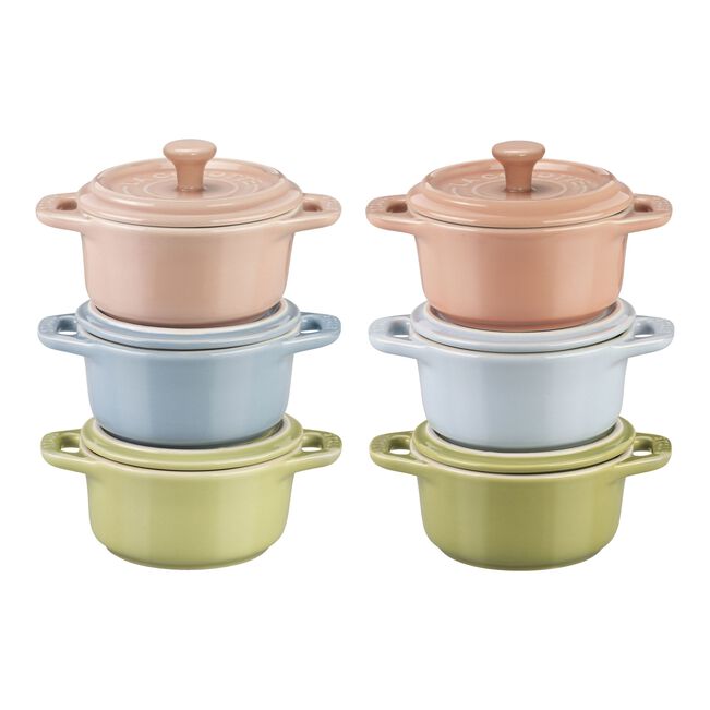 Staub Ceramique set cocotes macaron 6-delig
