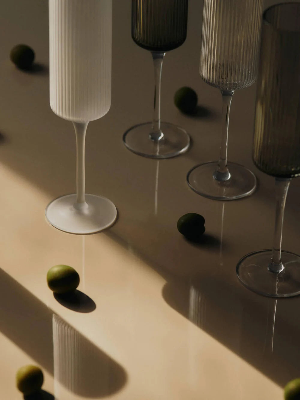 Ferm Living Ripple champagneglas - set van 2