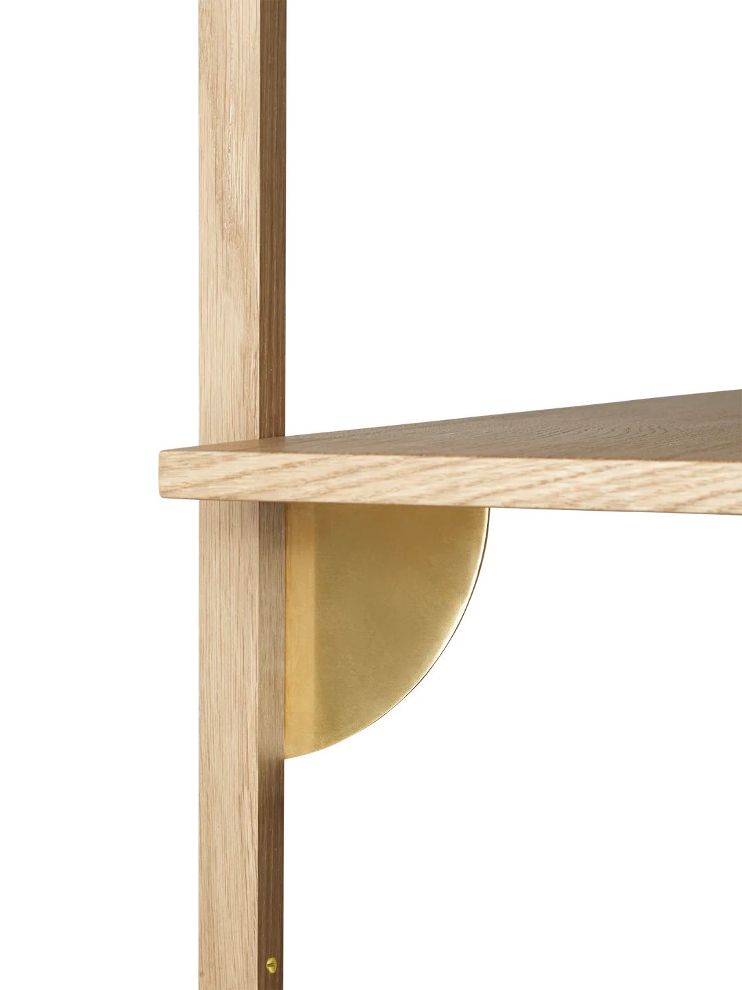 Ferm Living   Sector Shelf Tripple natural oak / brass  -50%