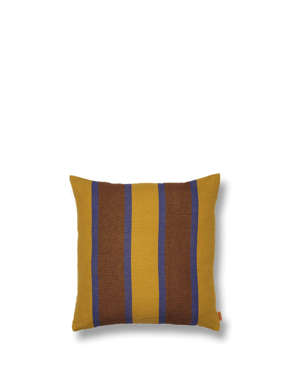 Ferm Living  Grand Cushion Lime/Bright Blue/Choco
