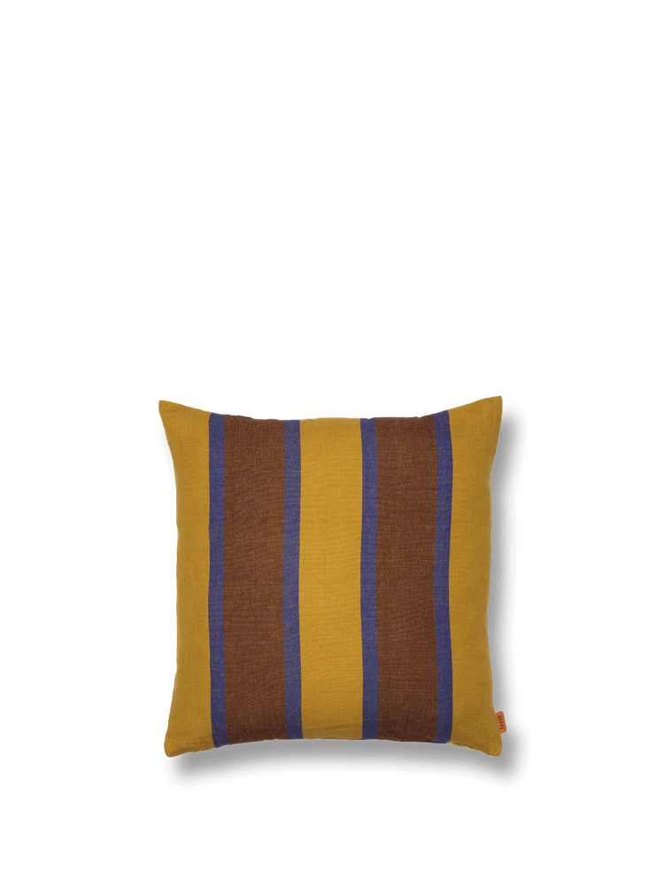Ferm Living  Grand Cushion Lime/Bright Blue/Choco - Oosterlinck