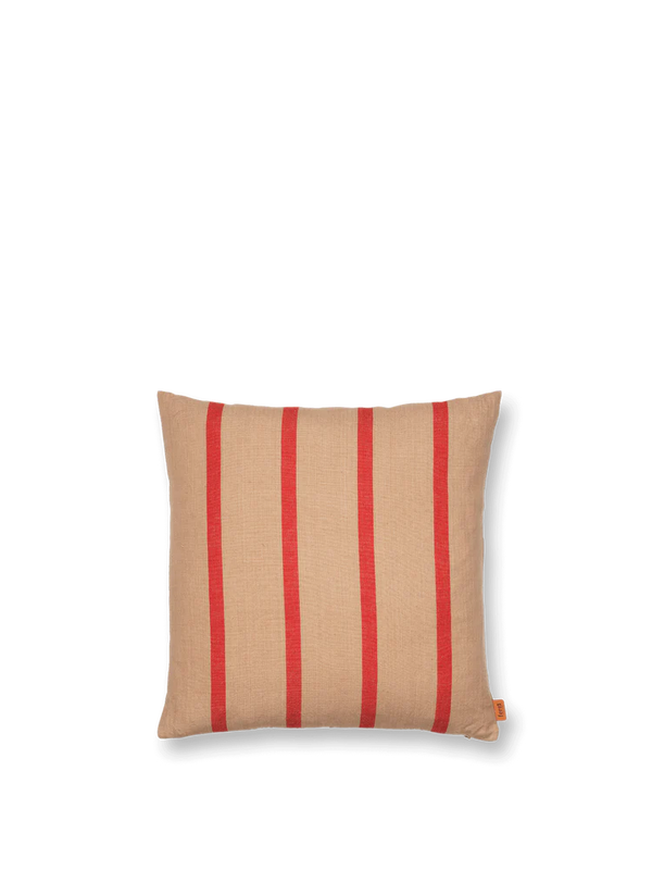 Ferm Living  Grand Cushion Camel/Red - Oosterlinck