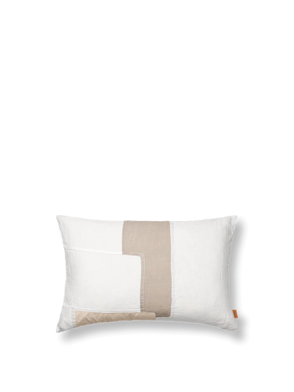 Ferm Living  Part cushion off-white rectangular