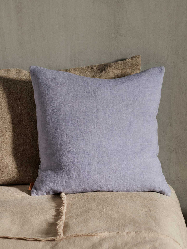 Ferm Living  Heavy Linen Lilac Cushion