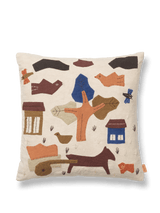 Ferm Living - Village Cushion - 2 kleuren - Oosterlinck