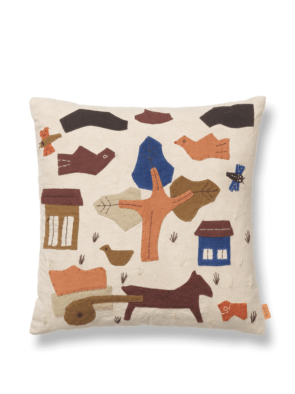 Ferm Living - Village Cushion - 2 kleuren - Oosterlinck
