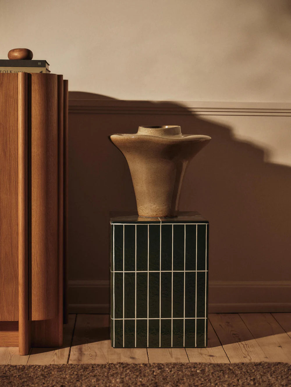 Ferm Living  Pillar Side Table Green