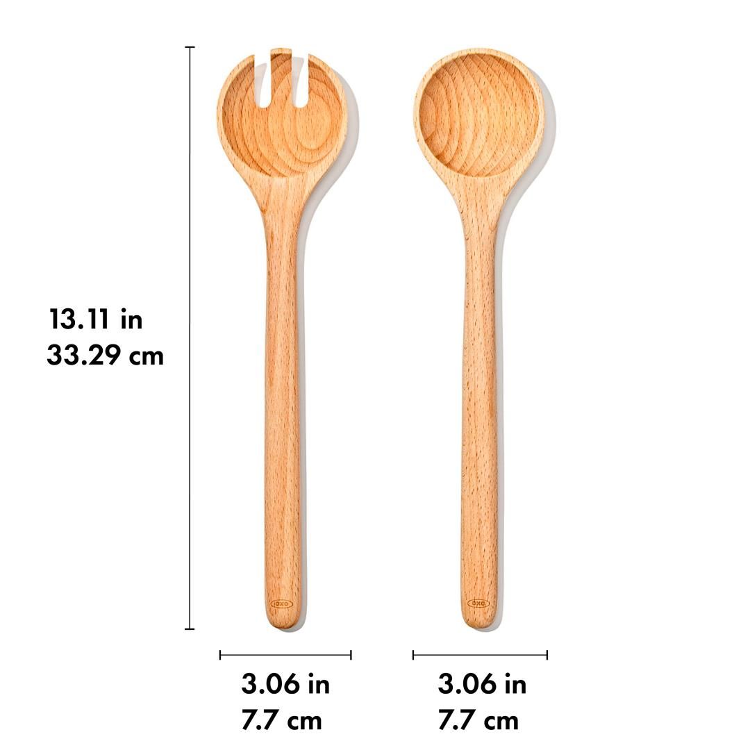 OXO  Saladebestek Good Grips beukenhout