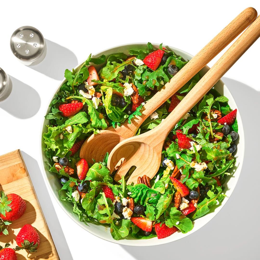 OXO  Saladebestek Good Grips beukenhout