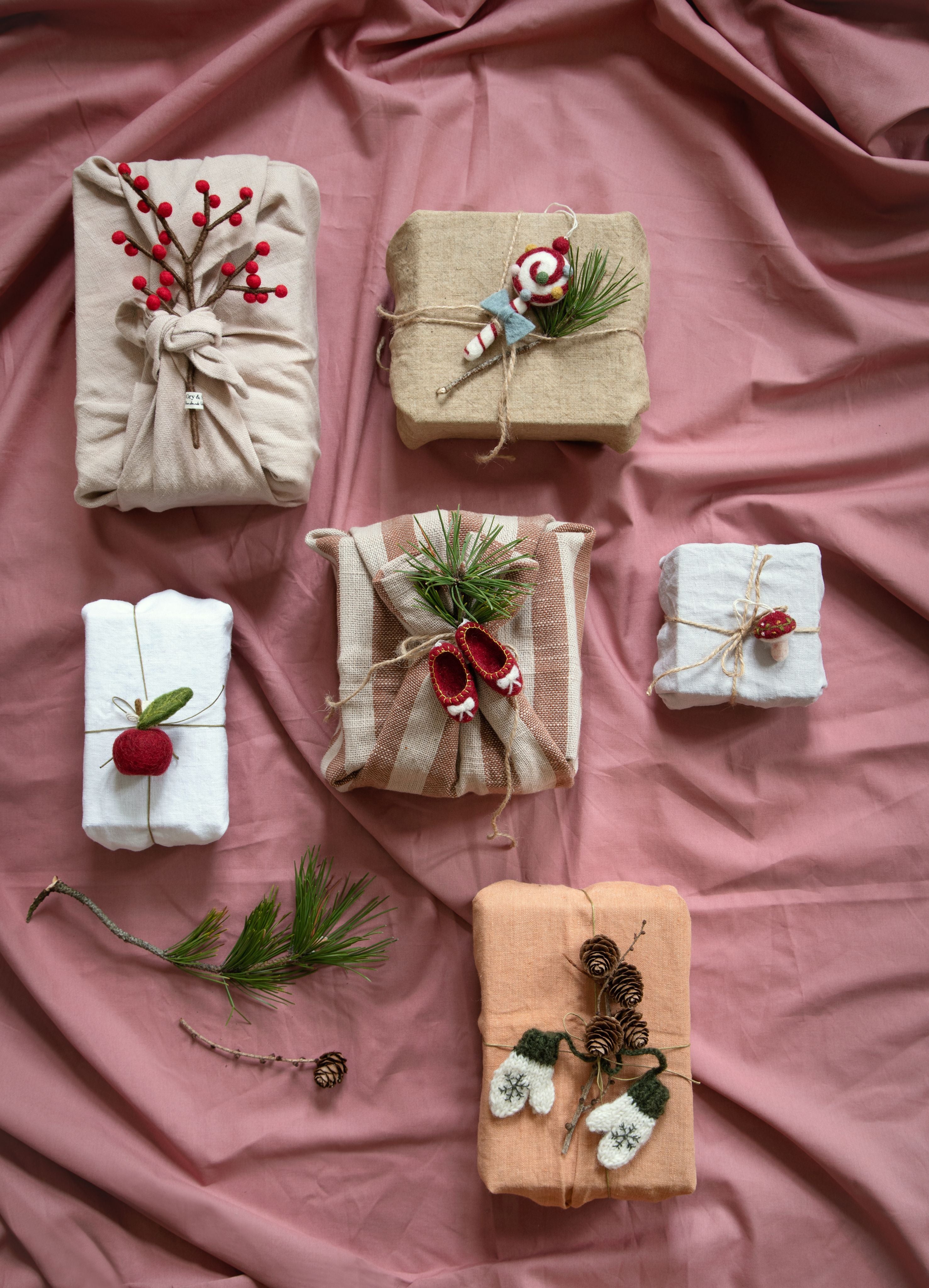 Gry & Sif   Mini takjes met bessen