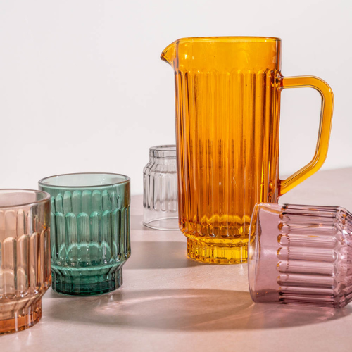 Salt&Pepper  Tone waterglazen - 5 kleuren / set van 4 - Oosterlinck