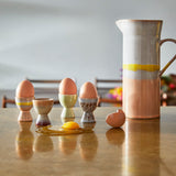 HK Living  - 70s ceramics : egg cups taurus - set van 4 - Oosterlinck