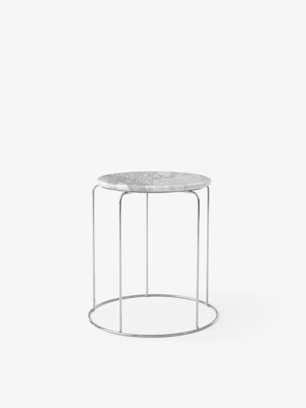 &Tradition  Wire Stool Verner Panton Marble Top