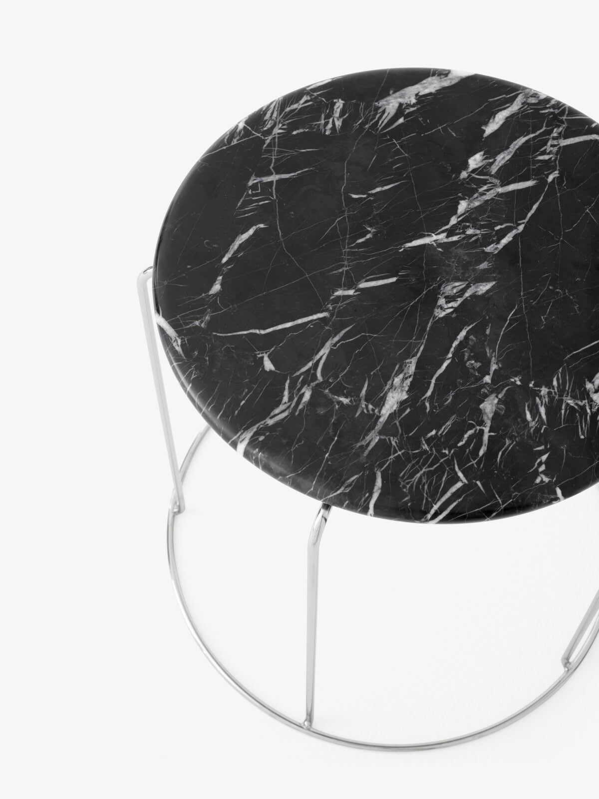&Tradition  Wire Stool Verner Panton Marble Top