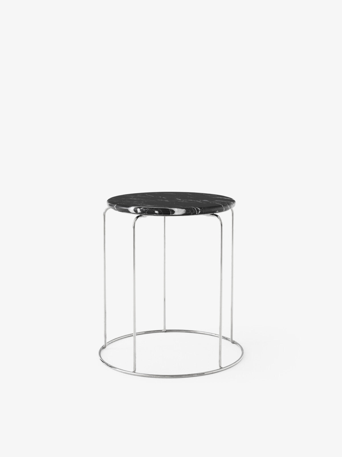 &Tradition  Wire Stool Verner Panton Marble Top
