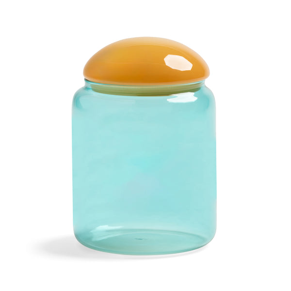 &Klevering  Jar Puffy turquoise - Oosterlinck