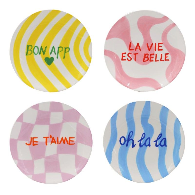 QUE RICO   Dessert bordje Diego - Oosterlinck Home