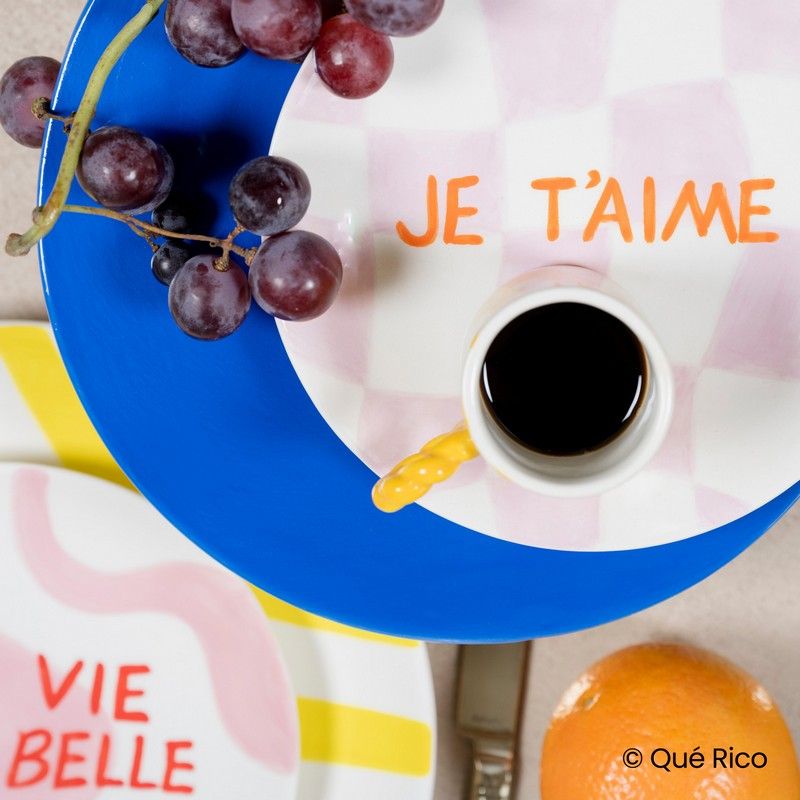 QUE RICO   Dessert bordje Diego - Oosterlinck Home