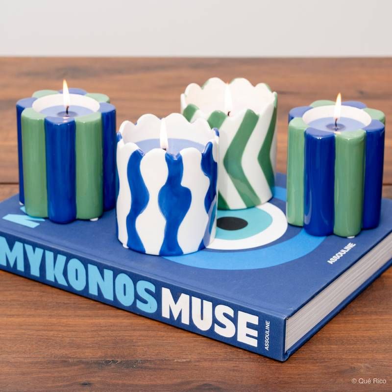 QUE RICO  geurkaars GRACIA - AMOR DEL COLOR - Oosterlinck Home