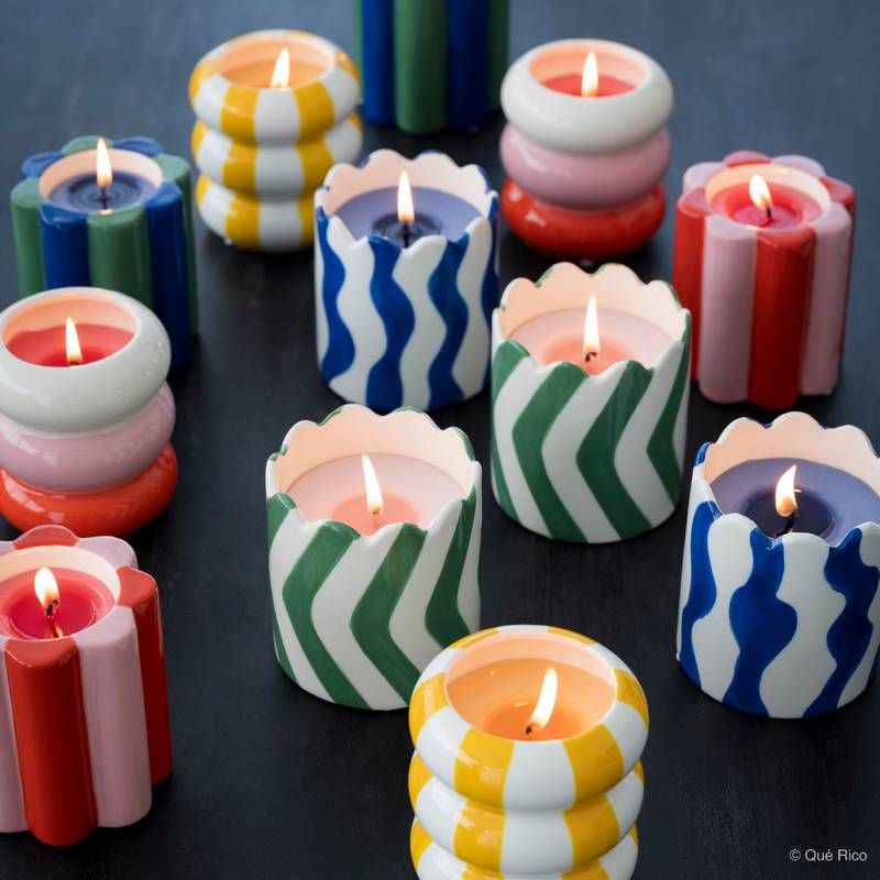 QUE RICO  SCENTED CANDLE ELODIA - RAYAS BAILARINAS - Oosterlinck Home