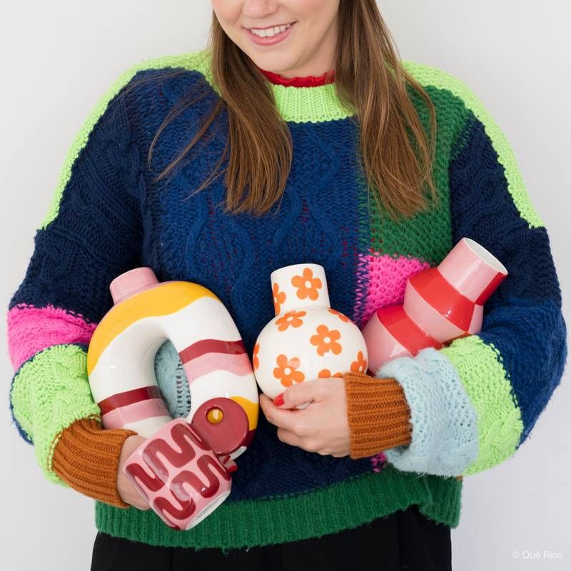 QUE RICO   VAAS GASPAR - DANCING DAISIES - Oosterlinck Home