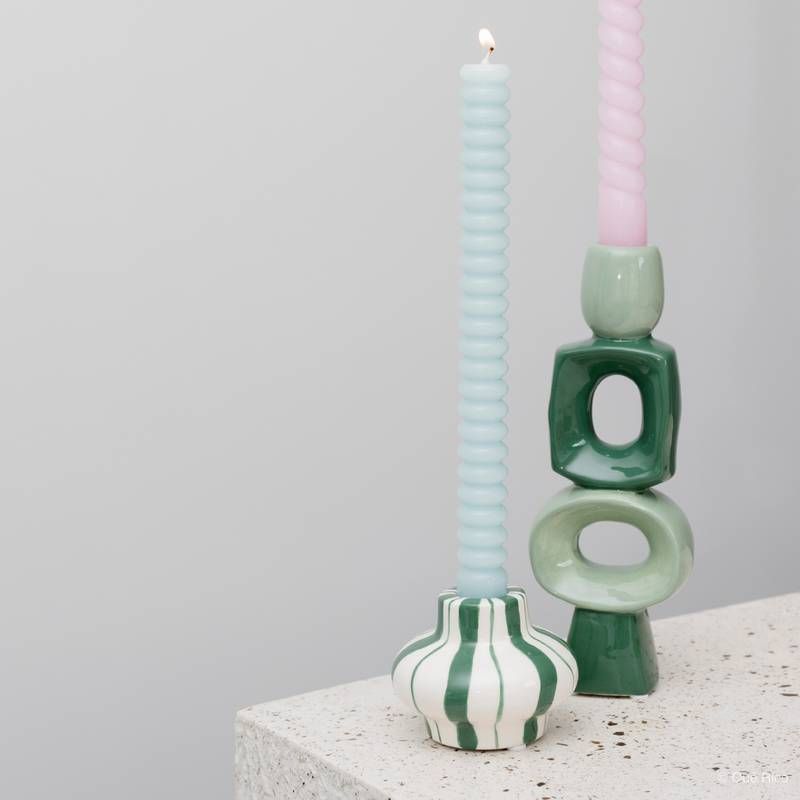 QUE RICO   CANDLE HOLDER ISIDRO - RAYAS BAILARINAS - Oosterlinck Home