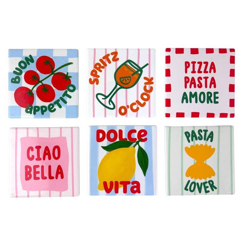 Atelier Pistache   Onderzetters dolce far niente set/6