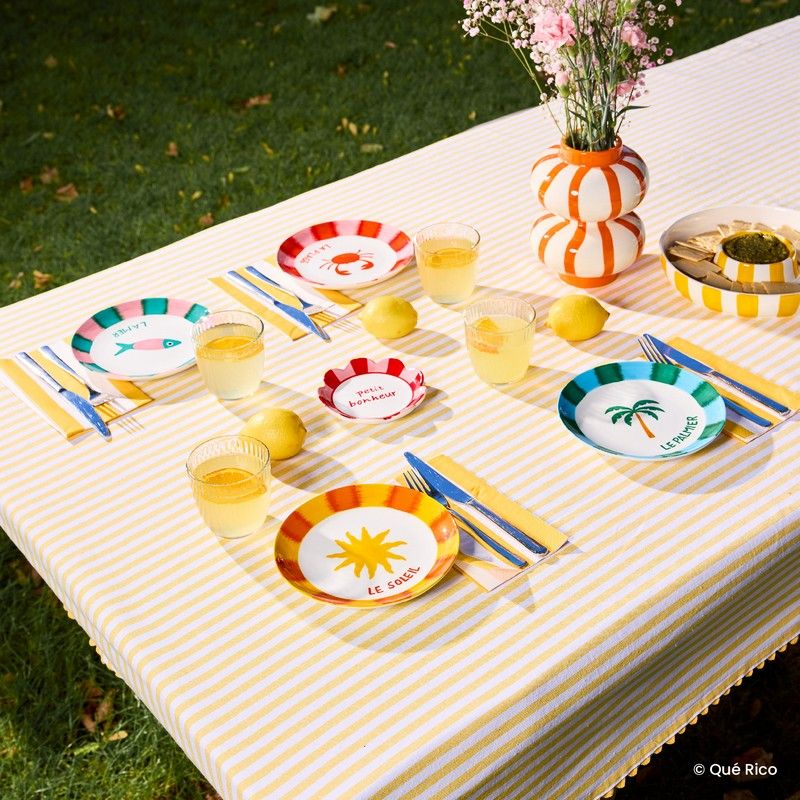 Que Rico   Dessert bordje Diego - Summer - Oosterlinck Home